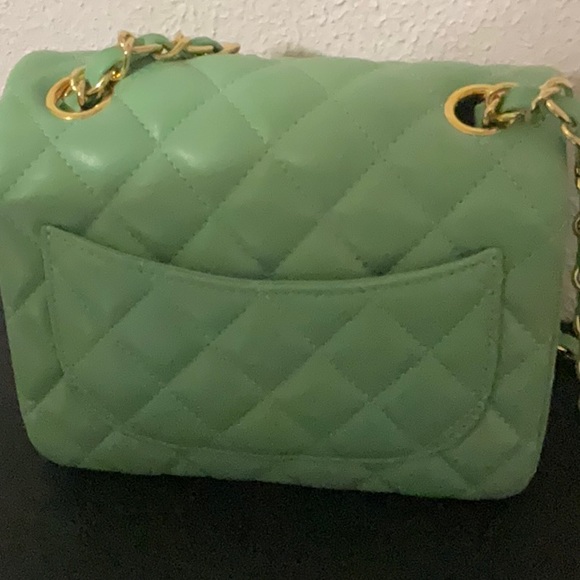 20S Chanel Square mini flap bag 17 cm gold hardware - Picture 8 of 11